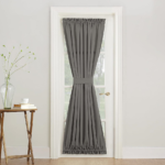Steel Colour Rod Pocket Energy Saving Curtain